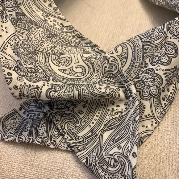 Anthropologie Jones black  scarf trimmed rancher  hat new with tags  one size - Picture 8 of 8